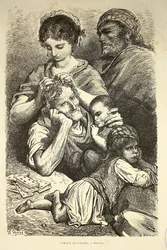 Famille de gitans à Totana